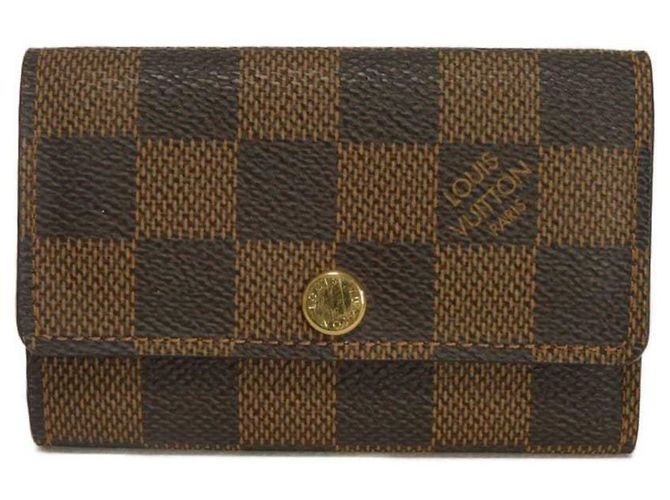 Louis Vuitton Damier Canvas Brown Keycase Damier ebene