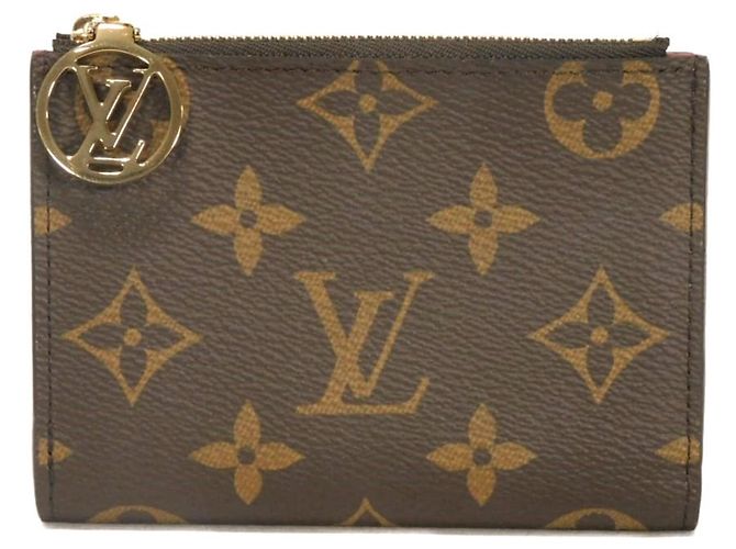 Cartera bi-fold Louis Vuitton Lisa Castaño Fucsia Monograma
