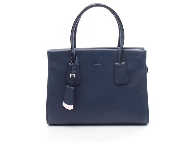 Sac cabas Tod's Note Shopping Small Bleu Marine