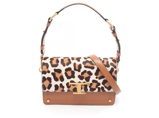 Borsa a tracolla Tod's T-Timeless Marrone