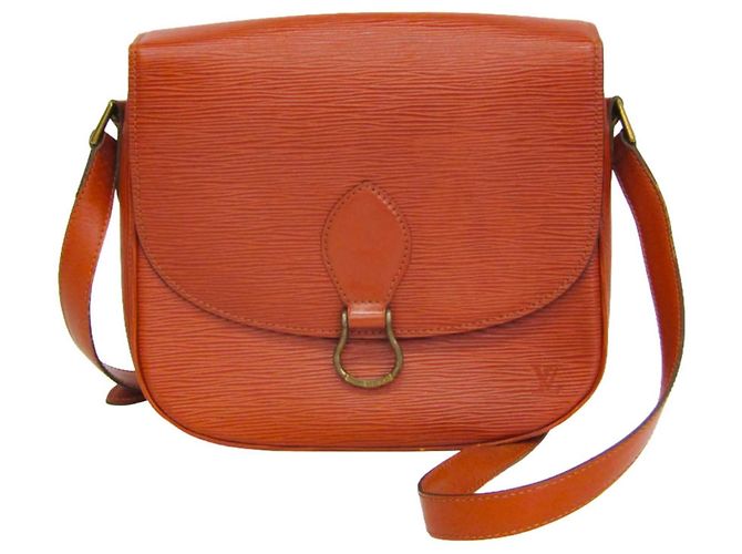 Bolsa de Ombro Louis Vuitton Epi Saint Cloud M52193 Marrom