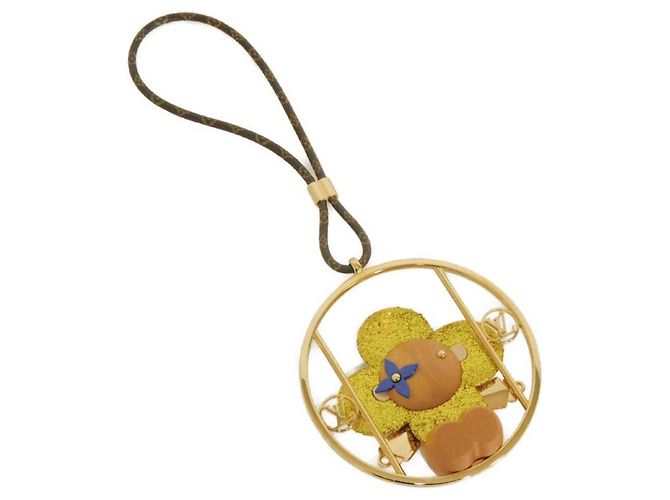 Louis Vuitton Monogram Yellow Schlüsselanhänger Gelb Monogramm