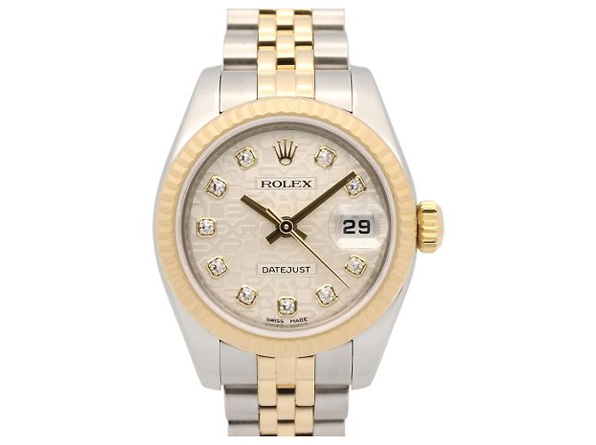Relógio Rolex Datejust 10P Diamond V-serial
