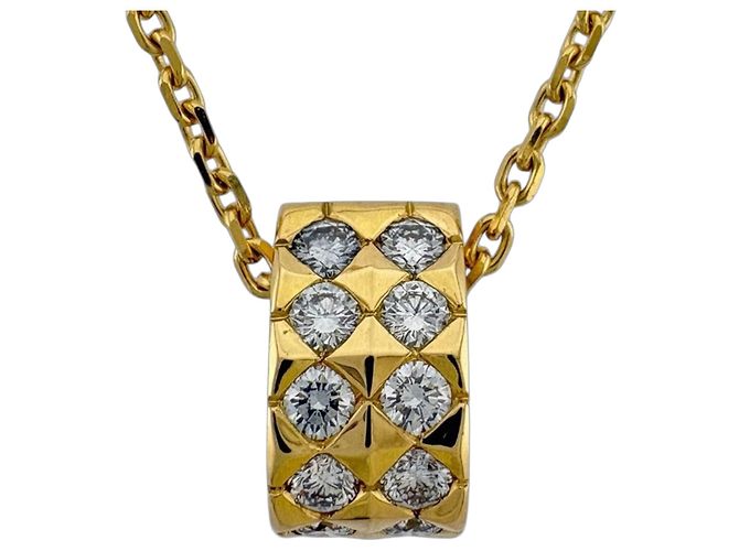 Boucheron Halskette aus 18K Gold und Diamanten