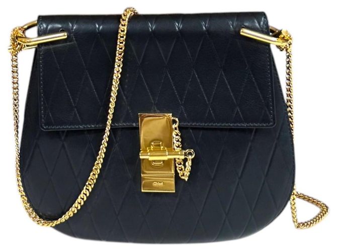Borsa a tracolla Chloé Drew Nero