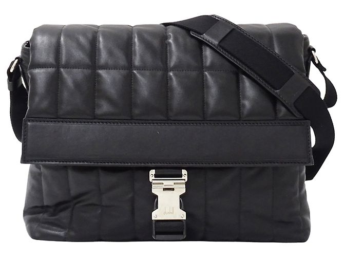 Alfred Dunhill Borsa a tracolla in pelle Dunhill Nero