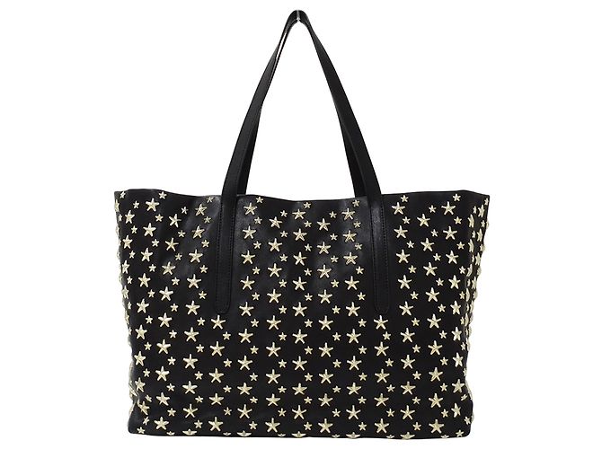 Borsa Tote Jimmy Choo in pelle nera Nero