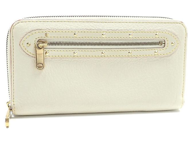 Louis Vuitton Suhali Zippy Long Wallet White