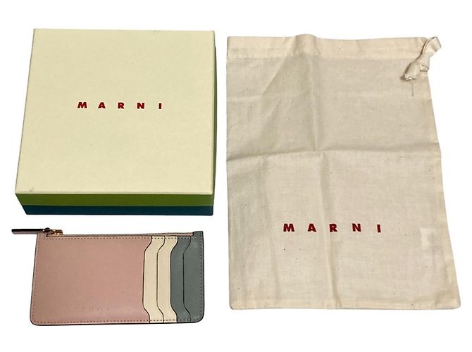 Marni Multicolor Business Card Case Multiple colors