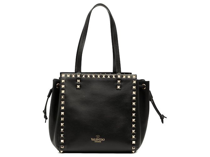Sac à main Valentino Rockstud en cuir noir