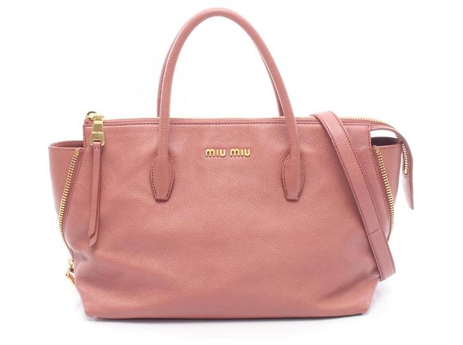 Miu Miu Madras Handtasche Pink
