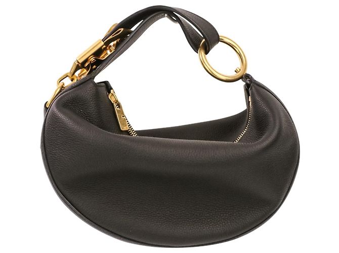 Borsa Burberry Leather Night Ark Nero