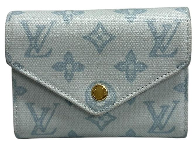 Cartera Louis Vuitton Monogram Trifold Azul