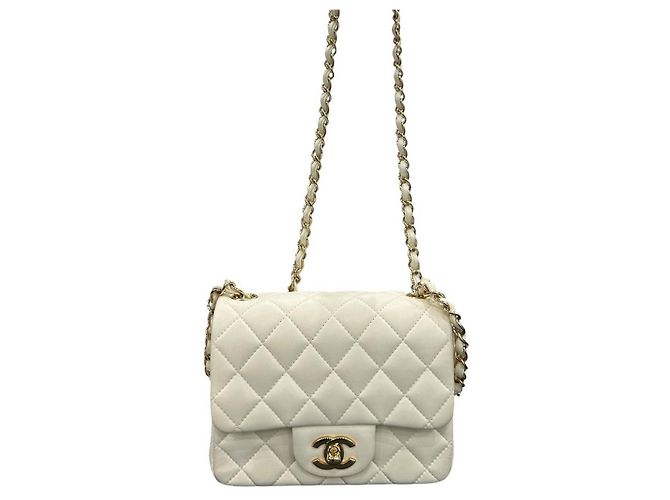 Bolso de hombro Chanel Matelassé Blanco