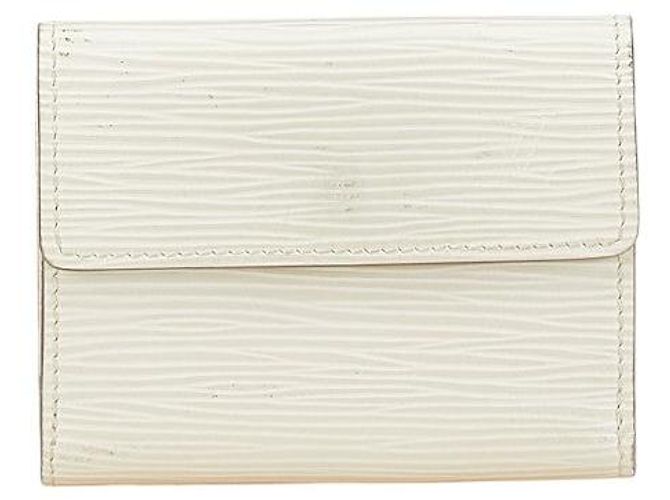 Louis Vuitton Epi Ladrow Coin Case White