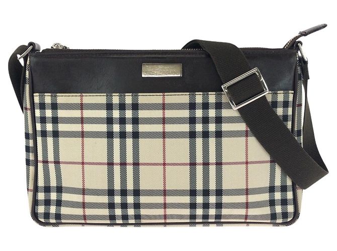 Bolsa de Ombro Burberry Check Multicor