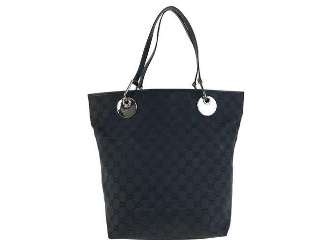 Borsa Tote Gucci GG Canvas Nero