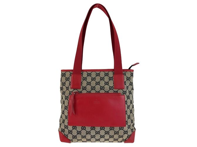 Saco Tote Gucci GG Canvas Multicor