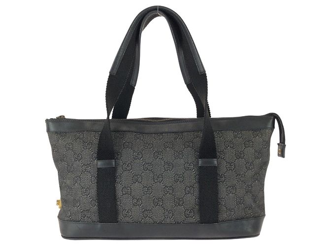 Borsa tote Gucci GG Canvas nera Nero