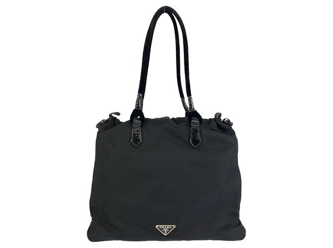 Borsa Tote Prada Tessuto Nero