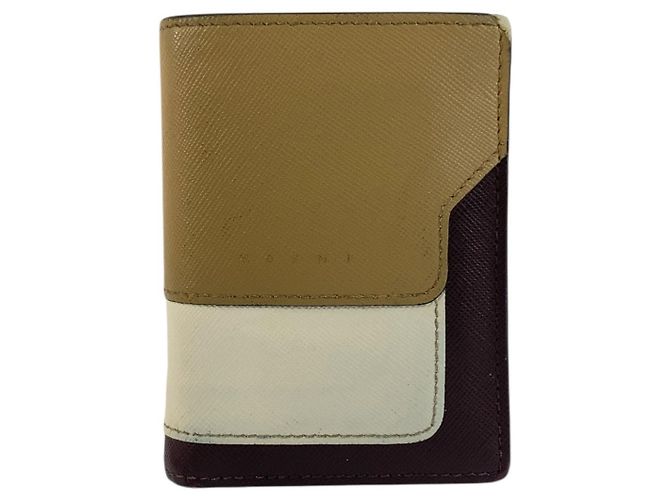 Cartera compacta plegable Marni Multicolor