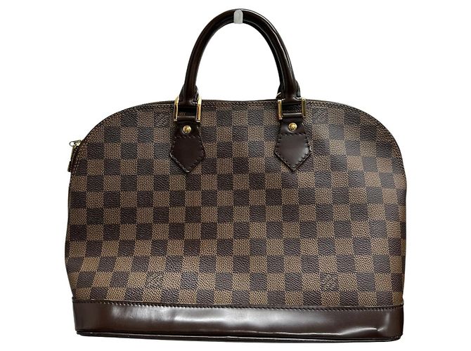 Bolsa Louis Vuitton Damier Alma Marrom