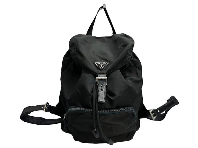 Mochila Prada de nylon preto