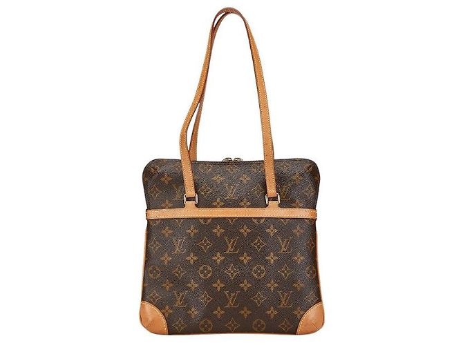 mala de ombro Louis Vuitton Coussin GM Marrom