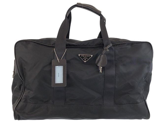 Borsa Boston Prada Tessuto Nero
