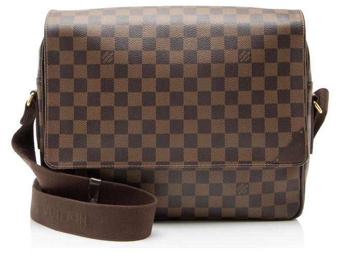Louis Vuitton Damier Ebene Shelton MM Messenger Marron