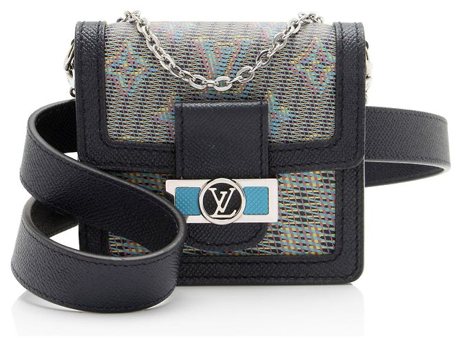 Louis Vuitton Monogram Pop Canvas Dauphine Bumbag BB Nero