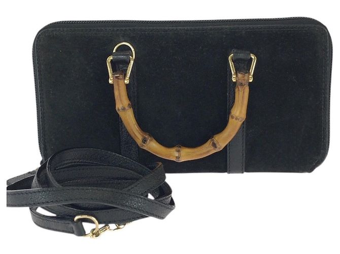 Gucci Vintage Bamboo Langbeutel
