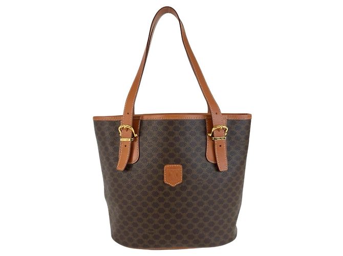 Céline Borsa Tote Celine Macadam Marrone