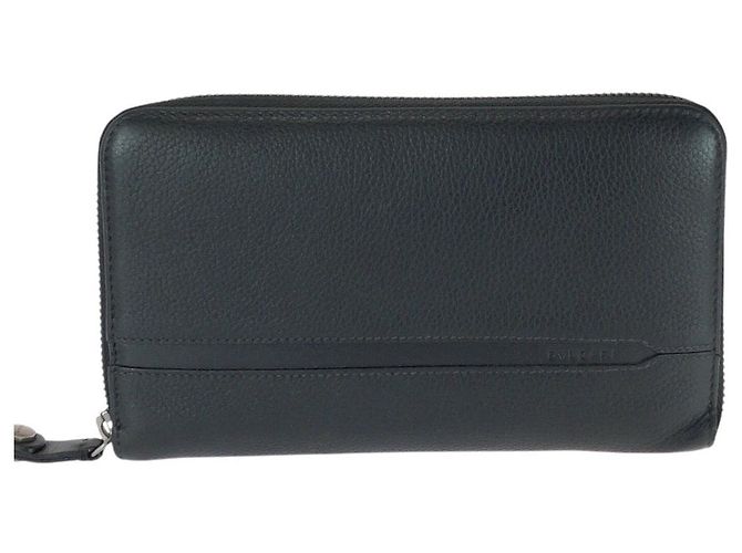Bulgari Bvlgari OCTO Long Wallet Black