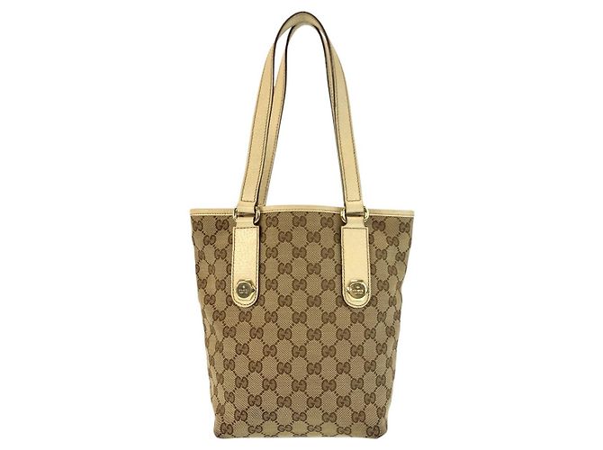 Sac cabas Gucci GG Canvas Marron Beige