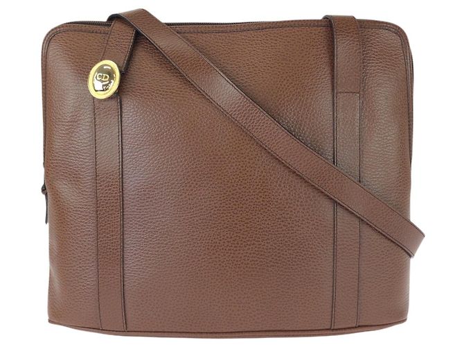 Autre Marque Borsa a tracolla Dior Old Dior CD Logo Marrone