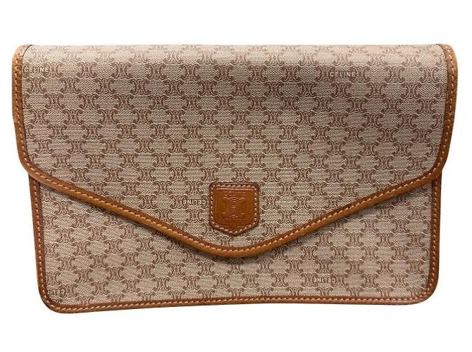 Céline Bolsa de Ombro Celine Macadam Marrom
