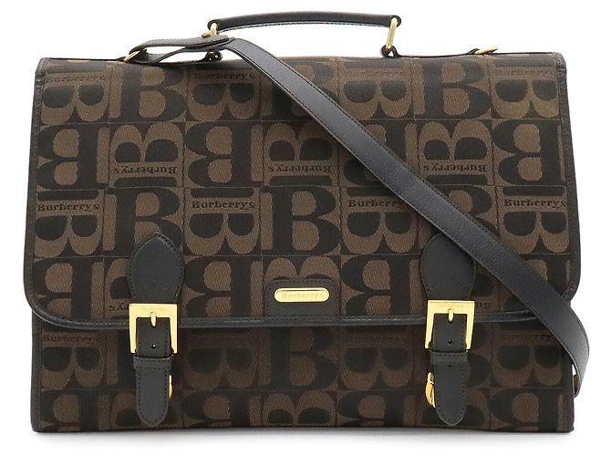 Burberry B Logo Briefcase Multiple colors