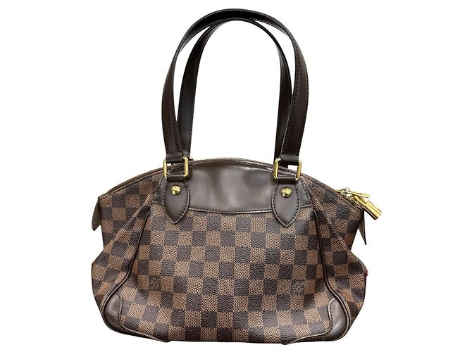 Borsa Louis Vuitton Damier Verona PM Marrone
