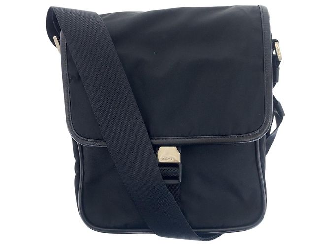 Borsa a tracolla Prada Tessuto Nero