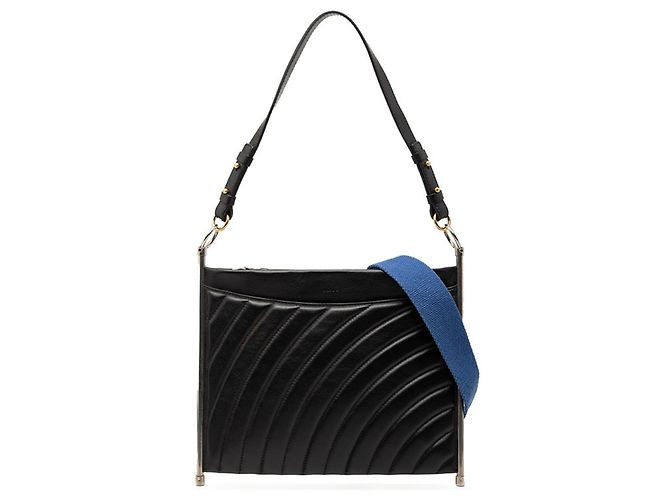 Borsa Chloé Chloe Roy in pelle nera Nero