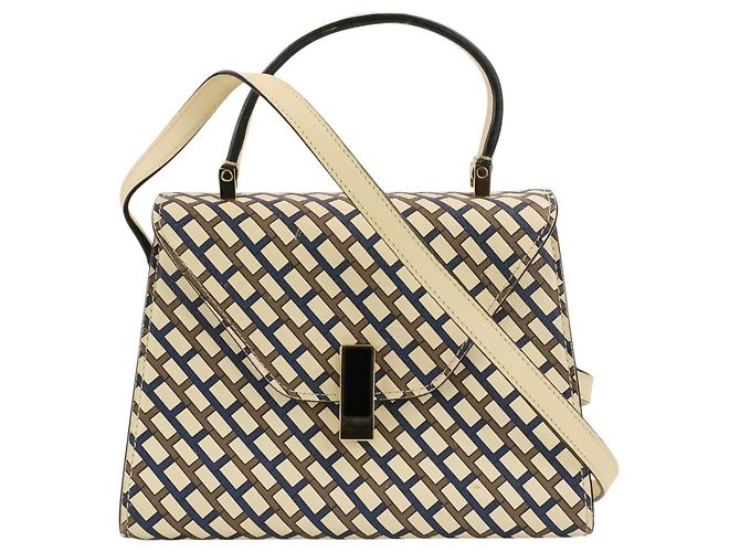 Valextra Iside Mini Bolso de hombro/Bolso de mano 2-Way Blanco Multicolor