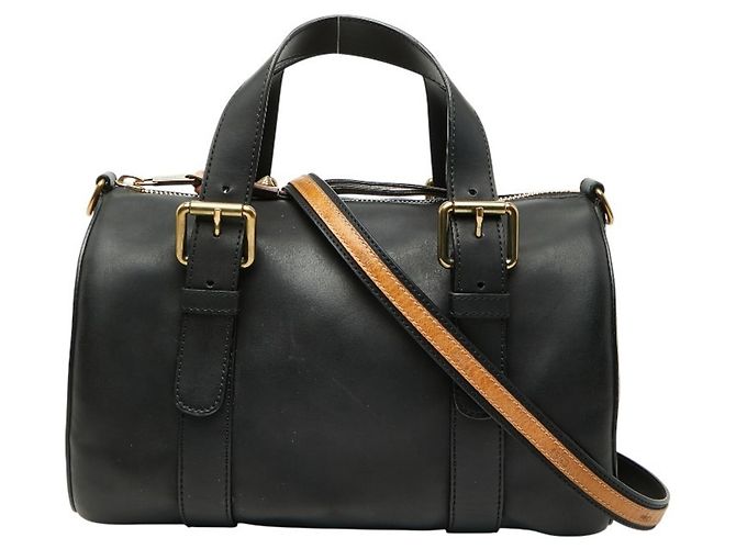 Bolsa de Ombro Chloé Mini Boston Preto