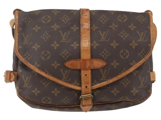 Louis Vuitton Saumur Monogram Canvas Marrone