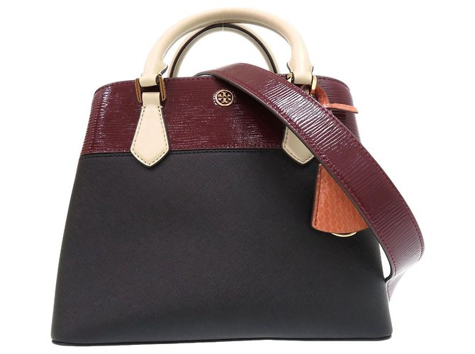 Sac cabas Tory Burch Robinson à triple compartiment Noir