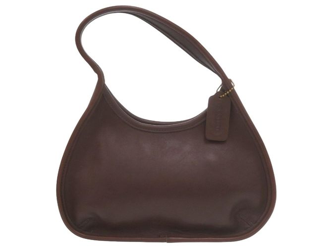 Bolsa de couro Coach Old Ergo Marrom