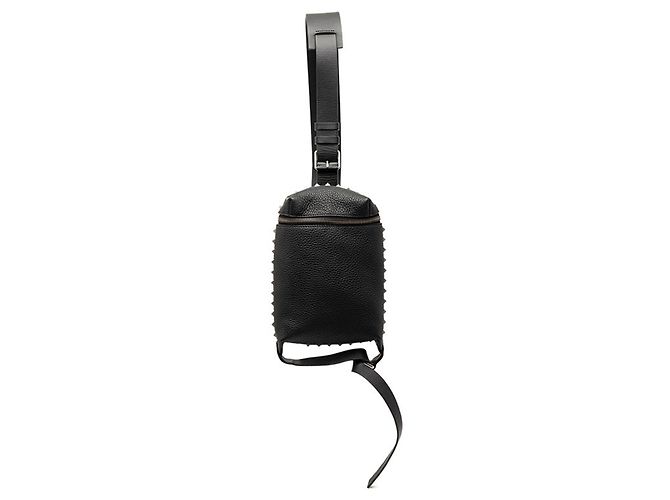 Bolso Sling Valentino Rockstud de piel negra Negro