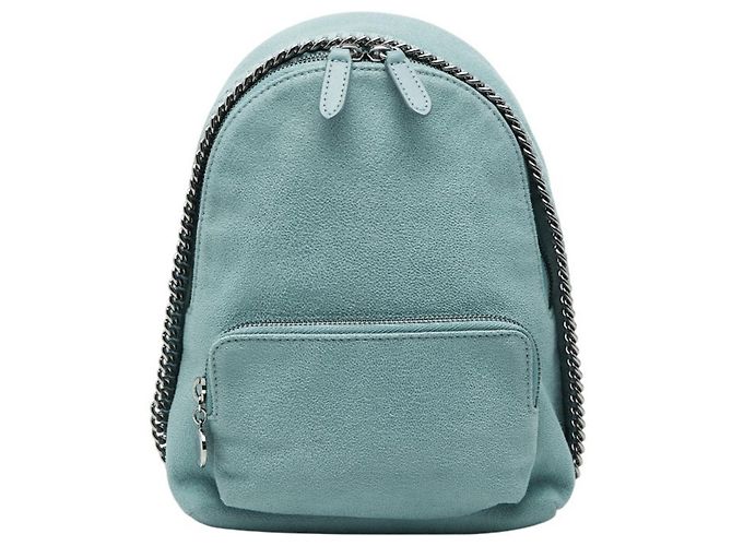 Stella Mc Cartney Stella McCartney Falabella SM Backpack Blue