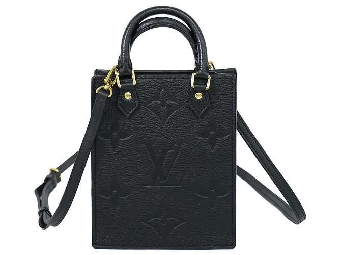 Louis Vuitton Petit Sac Plat Monogram Empreinte Giant Noir