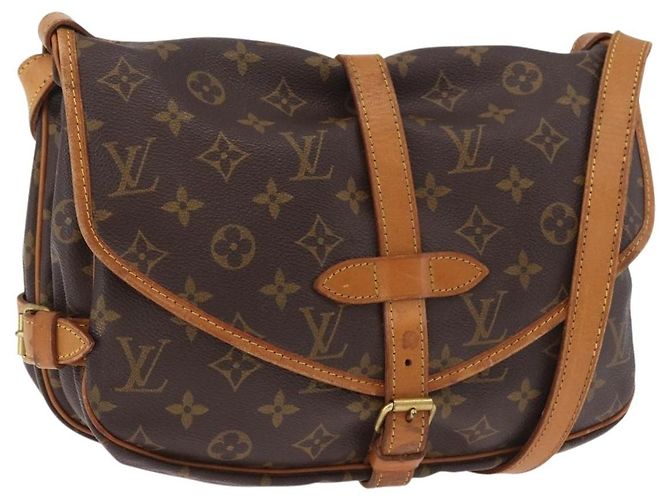 Bolsa Louis Vuitton Saumur Monogram Canvas 30 Marrom